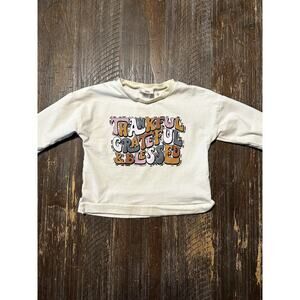 Abbie & Evie Long Sleeve Thanksgiving Blouse Size 2T